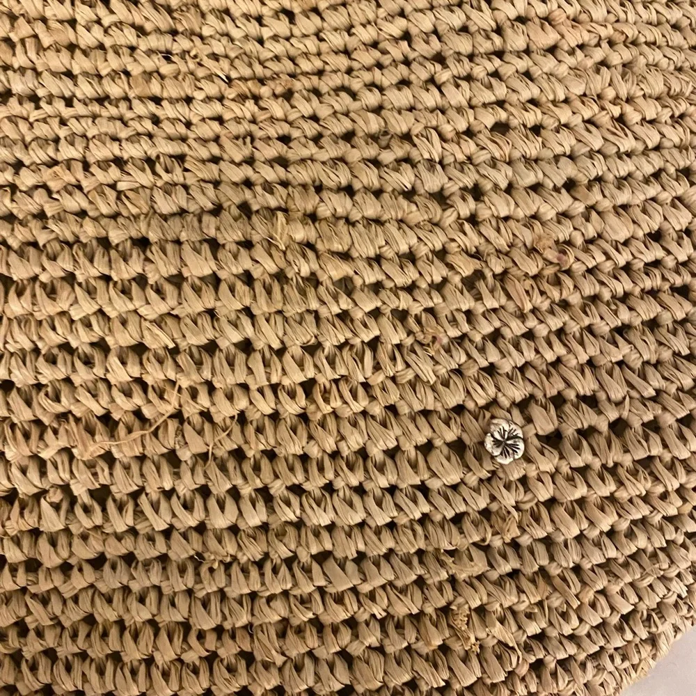 flore bella napa tote luxe straw bag - Picture 2 of 5
